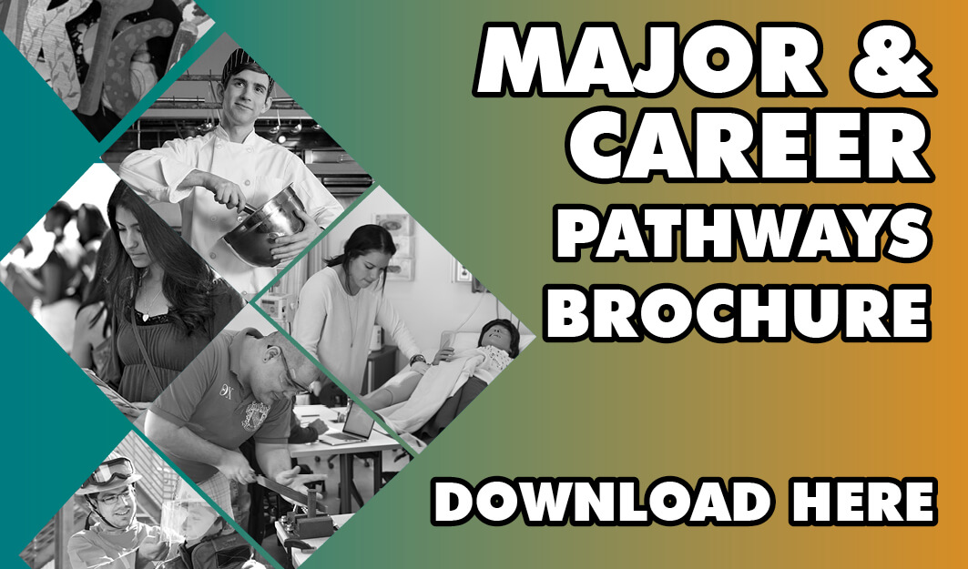 Cover of Major and Career Pathways Brochure.